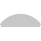 Ekena Millwork Segment Arch 4 Spoke Architectural Grade PVC Combination Pediment, 82"W x 27-3/8"H x 2-3/4"P PEDPC082X275SEG04 - alternate 5